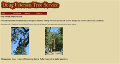 Desktop Screenshot of dougpetersentreeservice.com